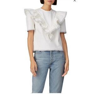 SAYLOR White Navy Top XS